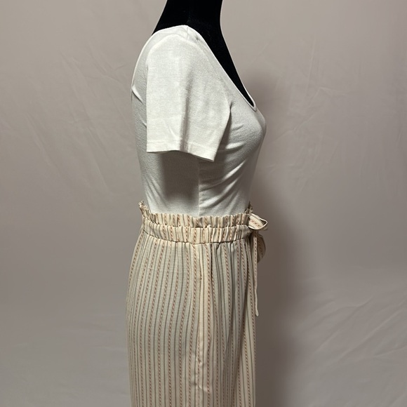 Love and piece collective white and cream jumpsuit size S - Picture 6 of 8